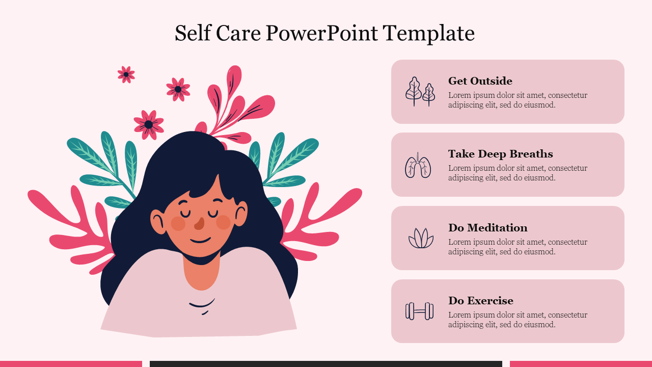 self care plan powerpoint presentation